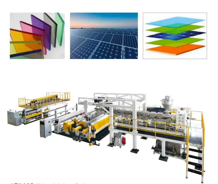 Jwell Plastic Machinery Piastra cava EVA Poe Imballaggio solare Produttore di fogli ottici e fornitore di macchine per estrusione di pannelli/pellicole/tubi/profili/riciclaggio